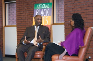 Baker interview with Opal Moore at National Black Arts Festival