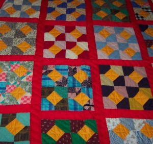 Hand-Stitched Quilt by Maggie Washington