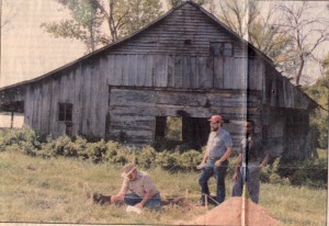 Archaeological Dig at Wessyngton Slave Cabin Site